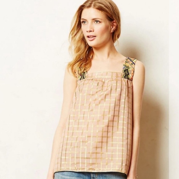Anthropologie Tops - Anthro Vineet Bahl embroidered top